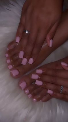 Gel Toe Nails, Milky Nails, Acrylic Toe Nails, Hard Nails, Colored Acrylic Nails, Girly Acrylic Nails, Short Square Acrylic Nails, Acrylic Nails Coffin Pink, Long Square Acrylic Nails