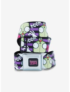 Buckle-Down Invader Zim Checkered Seat Belt Belt Scene Belt, Checkered Belt, Alien Oc, Scene Clothes, Scene Icons, Stud Belt, Scene Accessories, Fitting Pants, Scene Outfits