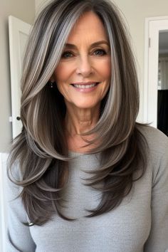 #beauty, #makeup , #bridalmakeup ,#bridalhairstyles , #skincare , #haircare ,#hairstyles ,#haircutt ,#weddinghairstyles ,#everydayhairstyles ,#kid'shairstyles ,#kidhaircutt ,#olderwomenhairstyles ,#womenhairstyles ,#halloweenmakeup ,#christmasmakeup ,#shortwomenhairstyles Blond Cenușiu, Long Hair Older Women, Grey Hair Transformation, Hairstyles For Older Women, Silver Hair Color, Blending Gray Hair, Long Gray Hair, Glam Hair