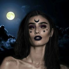 Moon Goddess Makeup, Goddess Costume Makeup, Spiritual Makeup, Nyx London, Goddess Costume Halloween, Greek Goddess Makeup, Goddess Makeup Look, Costume Halloween Diy