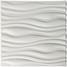 a white wall with wavy lines on it