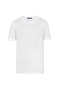 LOUIS VUITTON® - Classic T-shirt - White Louis Vuitton Official Website, Yellow Grey, Louis Vuitton Official, Fashion Books, Shopping Trip, Fashion Drawing, Patch Pocket, Fashion Art, Brown And Grey