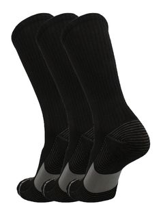 Product Features COMFORT YOU WILL LOVE: Imagine finding a crew sock that you are EXCITED to put on. With EXTRA PADDING and CUSHION in the foot, this sock will be SOFT AND COMFY while also providing the PERFORMANCE FEATURES of an ATHLETIC SOCK. ARCH SUPPORT: The perfect amount of COMPRESSION in the ARCH provides SUPPORT for the PLANTAR FASCIA which also gives a nice secure fit. ENVIRONMENTALLY RESPONSIBLE: Made with yarns made from RECYCLED materials using Repreve Technology. There is finally a s Plantar Fascia, Basketball Socks, Youth Shoes, Muscle Fatigue, Athletic Training, Crew Sock, Recycled Yarn, Athletic Performance, Athletic Socks