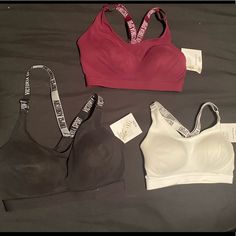 Brand New With Tags. Never Worn. Bought During Covid And Wasn’t Allowed To Try On Or Return. Selling All 3 As A Bundle For $30. 32d Bra, Victoria Secret Sport, Victoria Secrets, Sports Bras, Try On, Victoria Secret, Women's Intimates, Victoria Secret Pink, Pink Ladies