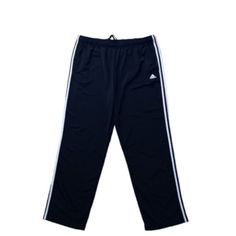 Adidas 3 Stripes Dark Blue Warm Up Track Pants Regular Fit New Never Worn Casual Navy Pants With Three Stripes, Casual Navy Adidas Bottoms, Casual Navy Adidas Pants, Adidas 3 Stripes, Pants Adidas, Adidas Pants, Blue Adidas, Pants Color, Adidas Men