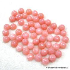 5 pieces 6mm Pink Opal Cabochon Round Loose Gemstone, PINK OPAL Round cabochon Nice color Quality ge Blue Chalcedony, Pink Opal, Black Opal, Red Garnet, Faceted Gemstones, Etsy Pins, Opal Gemstone, Ethiopian Opal, Gemstone Colors