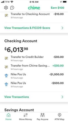 an iphone screen showing the balances and fees for different items in their accounts