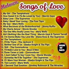 an album cover with the words songs of love