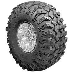 an off road tire with light on it