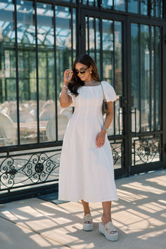 Red Midi Dress