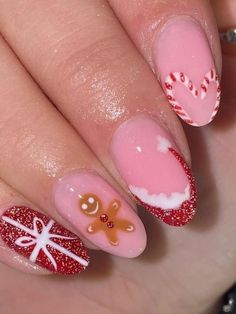 Get ready to sleigh the holiday season with the best Christmas nail art of 2024! From festive glitter to elegant designs, we've got you covered. Check out our top tips and trends for the perfect holiday mani. #ChristmasNails #HolidayNails #NailArt #FestiveFingers #GlitterGoals #TrendyTips #2024NailTrends #HolidayMani #NailInspo #SleighAllDay Nail Art Noel, Red Christmas Nails, Cute Christmas Nails, Christmas Nails Easy, Christmas Gel Nails, Girly Acrylic Nails, Seasonal Nails, Her Nails, Christmas Nails Acrylic