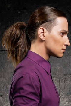 Men Ponytail Hairstyles, Low Man Bun, Mens Long Hairstyles, Men Ponytail, Simple Updos, Braids And Twists