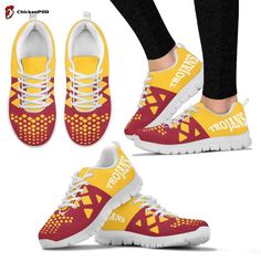 USC Trojans Unisex Running Shoes For Fans Gifts University Of Wyoming, Shoes Sport, Die Hard, Cleveland Cavaliers, Sport Sneakers, Green Bay Packers, Nfl Football, Running Shoes For Men, Snug Fit