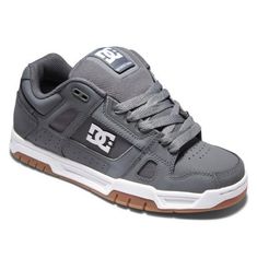 dcshoes, Men's Stag Shoes, GREY/GUM (2gg) Gum Brands, Dc Shoes Men, Dr Shoes, Sneakers Mode, Shoe Inspo, Swag Shoes, Dc Shoes, Leather Shoes Men, Dream Shoes