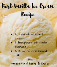 the best vanilla ice cream recipe