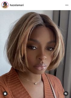 Point Tail Hairstyles, Hair Color Bob, Fall Brunch Outfit Black Women, Natural Hair Bob Cut, Natural Hair Bob, Short Bobs, Really Short Hair, Short Hair Pixie Cuts, Short Human Hair Wigs