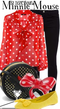 Search results for "minnie mouse" | Disney Bound White Polka Dot Shirt Outfit, Dot Shirt Outfit, Polka Dot Shirt Outfit, Shirt Outfit Ideas, White Polka Dot Shirt, Disney Wear, Disney Inspired Fashion, H&m Blouse, Character Inspired Outfits