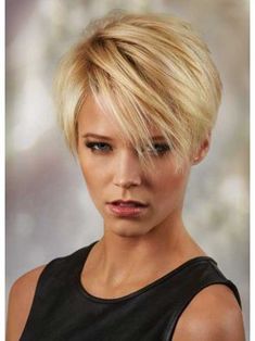 20 besten kurzen Haarschnitte für feines Haar - Madame Friisuren | Madame Frisuren Classy Short Hairstyles, Classy Hairstyles, Medium Short Hair, Short Blonde, Great Hair