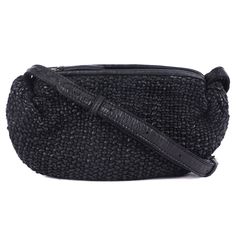 Black Leather Shoulder Bag For Summer Evenings, Evening Woven Leather Bucket Shoulder Bag, Woven Leather Clutch Bag, Evening Pouch Shoulder Bag With Intrecciato Weave, Woven Pouch Shoulder Bag For Evening, Casual Evening Shoulder Bag With Braided Handles, Evening Woven Leather Hobo Shoulder Bag, Evening Woven Leather Clutch Bag, Chic Woven Hobo Bag For Evening