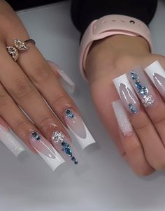 Tapered Square Nails, Gel Nails Diy, Colored Acrylic Nails