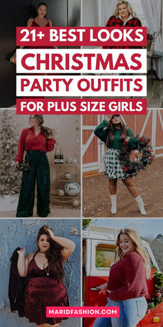 Get ready for the holiday season with plus size Christmas outfit ideas that combine style and comfort. From festive gatherings to family photos, these looks are designed to make you feel fabulous while celebrating the holidays. Discover the best ways to shine in festive fashion this season.	plus size christmas outfits | holiday party outfits for plus size | plus size holiday fashion | christmas outfits for curvy women | stylish plus size christmas outfits | holiday party fashion tips | trendy plus size christmas looks | plus size festive outfits | christmas party wardrobe for plus size | fashionable plus size holiday outfits | holiday outit ideas for plus size | chic plus size christmas fashion | plus size holiday dress ideas | christmas plus size outfit guide Christmas Party Dress Plus, Womens Christmas Photo Outfits, Plus Size Party Outfit Ideas, Plus Size Outfit For Family Photo, Winter Outfits For Plus Size Women 2024, Plus Size Work Party Outfit, Plus Sized Christmas Party Outfits, Christmas Outfit For Curvy Women