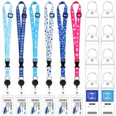 PRICES MAY VARY. What You Get: you will receive 6 pcs cruise lanyards, 6 pcs waterproof ID badge holders and 8 pcs luggage tag holders; A practical cruise essential and piratical accessories set Adjustable Length: our cruise lanyards are designed with detachable buckle and retractable badge holder, can be adjusted to fit for both adults and kids Material: polyester nylon lanyards, waterproof card holders and luggage tag holders, will keep your card from water; These useful cruise accessories set Cruise Luggage, Cruise Essentials, School Supply Labels, Tag Holder, Retractable Badge Holder, Carnival Cruise, Document Holder, Cruise Travel, Retractable Badge Reel