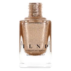 Brilliant Gold Holographic Ultra Metallic Nail Polish Holo Nail Polish, Ilnp Nail Polish, Chrome Nail Polish, Boutique Nails, Metallic Nail, Metallic Nail Polish, Holo Nails, Holographic Nail Polish, Metallic Nails