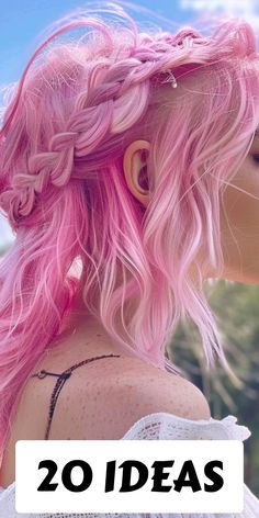 Pink Hair Styles, Pink Hair Color Ideas, Dark Brown Balayage, Pink Hair Color, Styles For Short Hair, Layered Haircuts With Bangs, Lighter Hair, Long Layered Haircuts, Brown Balayage