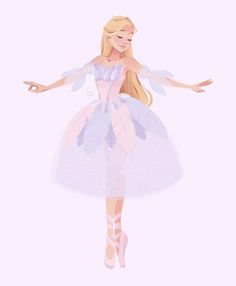 a drawing of a girl in a fairy costume