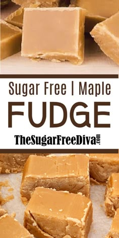 the sugar free maple fudge is made with only 3 ingredients and it's ready to be eaten