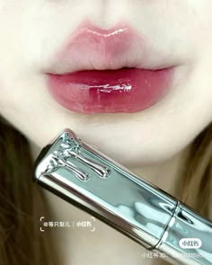 Attractive Lips, Cute Lipstick, Lips Gloss, Korean Eye, Her Aesthetic, Korean Eye Makeup, Lipstick Stain, Blush Nails