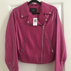 Brand New Moto Jacket With Tags. From Torrid And A Size 1 Pink Moto Jacket, Moto Jacket, Leather Jackets, Jackets & Coats, Jackets For Women, Leather Jacket, Brand New, Tags, Leather