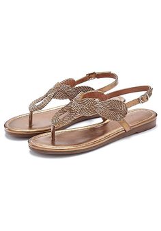 Braided Open Toe Sandals For Summer, Chic Braided Sandals For The Beach, Summer Vacation T-strap Sandals With Woven Sole, Summer Vacation Woven Leather Slingback Sandals, Casual Braided Open Toe Sandals, Braided Flip Flops For Beach, Beach T-strap Sandals With Woven Leather And Round Toe, Summer Beach Woven Leather Slingback Sandals, Braided Summer Flip Flops