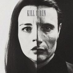 the poster for kill and don't die shows two faces, one with long hair