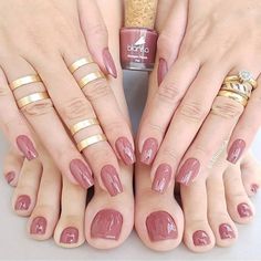 Nails And Toes, Shiny Nails Designs, Nagellack Trends, Toe Nail Color, Nail Swag, Chic Nails, Nail Shapes, Gorgeous Nails, Perfect Nails