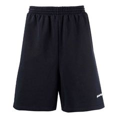 Balenciaga BB Corp Track Shorts 'Dark Blue' 674591TKVB53967 Balenciaga Logo, Track Shorts, Fashion Performance, Stylish Sneakers, Cotton Shorts, Perfect Pair, Your Perfect, Balenciaga, Dark Blue