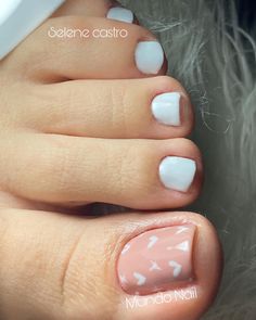 Acrylic Nails Ideas, Simple Toe Nails, Nail Polish Ideas, Pedicure Nail Designs, Pretty Toe Nails