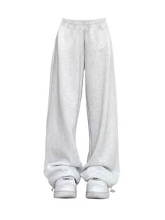 Autumn Winter Simple Solid Color Sweatpants Daily Full Length Pants Sports Trousers Cozy High Street Street Style Pants, Pants To Buy, Preppy Pants, Harajuku 90s, Clothes Comfy, Streetwear Preppy, Streetwear 2000s, Pants Comfy, Full Length Pants