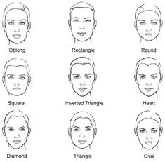 Find Your Face Shape. Pull your hair back and outline your face shape with a dry erase marker or lipstick liner on the mirror. Look to see what face shape you are. Shape Chart, Glasses For Your Face Shape, Face Charts, High Hair, Hairstyles With Glasses, 얼굴 그리기, Face Chart, Drawing Faces, Foto Poses