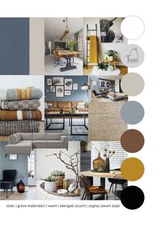 Dit jonge stel wilde graag een concreet advies voor de meubels en accessoires in hun nieuwe huisIk heb een moodboard en shoppingpagina voor ze gemaakt... Interior Design Presentation, Living Room Decor Apartment, Paint Colors For Home, A Living Room, Design Case, Home Fashion, Living Room Dining Room, Room Colors