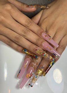 Long Acrylic Nail Designs, Drip Nails, Long Acrylic Nails Coffin, Long Acrylic, Hair Appointment, Long Square Acrylic Nails, Bling Acrylic Nails, Glam Nails, Square Acrylic Nails