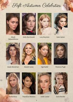 Soft Autumn is one of the three Autumn seasons. Soft Autumn is warm-neutral, smokey and very low chroma. Hailey Bieber Soft Autumn, Soft Autumn Vs Light Spring, Soft Autumn Examples, Soft Autumn Color Palette Celebrities, Soft Autumn Eyes, Soft Autumn Skin Tone, Shaded Soft Autumn, Deep Autumn Blue, Warm Autumn Celebrities