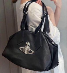 #ad Top Rated Vivienne Westwood Black Boston Bag 48?28?20cm Made in Italy New From Japan, Fashion Bags Vivienne Westwood Japan, Vivienne Westwood Clutch, Vivienne Westwood Tops, Vivienne Westwood Fashion, Empress Dowager, Vivienne Westwood Bags, Soft Leather Tote, Boston Bag, Black Tote Bag