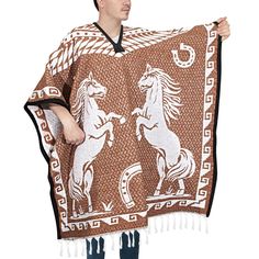 PRICES MAY VARY. Mexican Gaban Poncho made from recycled materials; incredibly soft, comfortable, and warm for all your outdoor adventures or cozy indoor days. Thick fabric, ideal for costume parties, camping, horse riding, or keeping you warm and stylish at home during cooler weather. Available in a wide variety of unique designs and vibrant colors to match your personal style and preferences perfectly. This poncho provides warmth and style in one versatile garment for environmentally conscious Cowboy Costume, Costume Parties, Environmentally Conscious, Thick Fabric, Cooler Weather, Western Cowboy, Horse Riding, Outdoor Adventures, Costume Party