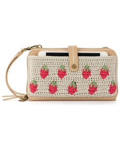 in stock Casual Beige Wallets, Casual Travel Wallets For Spring, Casual Rectangular Wallets For Spring, Casual Rectangular Spring Wallets, Bags Crochet, The Sak, Strawberries, Antique Brass, Bags Women