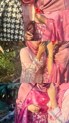 #desicore #pink #hijabiselegant #candid Shaadi Aesthetic, Cousins Funny, Hijab Video, Snap Pictures, Muslimah Style, Instagram Design Creative, Bff Poses