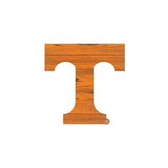 the letter t is made out of wood