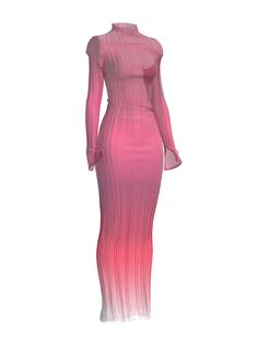 Maxi dress with a turtleneck. THIS IS A DIGITAL ITEM, IT ONLY EXISTS DIGITALLY AND WILL BE APPLIED TO YOUR PHOTO(s). Color: pink. Material: digital knit. Digital clothes fit all sizes. About the drop: “Elle” is a collection of digital pieces: shining, different, in some ways identical, in some ways unique and unrepeatable. It is a collection that is created from two capsules — dresses and corsets. At the same time visually divided into 3 silhouette lines: corsets, voluminous dresses, sheath dres Winter Fitted Pink Dresses, Pink High Neck Evening Dress, Pink Bodycon Dress For Winter, Pink Long Sleeve Ribbed Dress, Pink Ribbed Long Sleeve Dress, Long Sleeve Ribbed Pink Dress, Long Pink Dress For Winter, Long Pink Dresses For Winter, Long Pink Winter Dresses