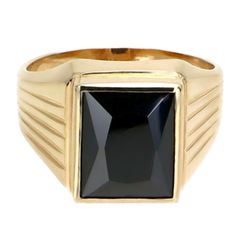 14K SOLID GOLD (No gold plated) RING with Rectangular zircon stone Metal: Yellow or Rose Gold Metal Purity: 14K  STAMPED Weight around 7-8 grams depends of the size RETURN: 30 days money back guarantee. After receiving the item, please contact us within 7 days. Item needs to be in original/perfect condition and we will provide a refund or an exchange. FOR ANY QUESTIONS PLEASE CONTACT US!  THANK YOU Gold Rectangular Sapphire Ring For Formal Occasions, Gold Sapphire Ring With Rectangular Shape For Formal Events, Rectangular Sapphire Ring In Gold For Formal Occasions, Gold Ring With Rectangular Stone And Polished Finish, Luxury Rectangular Signet Ring With Gemstone, Gold Rings With Polished Finish And Rectangular Stone, Luxury Rectangular Gemstone Signet Ring, Boys Gold Ring, Gold Man