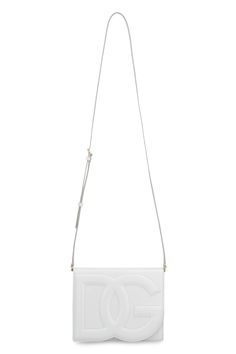 Hey there. If you're in the market for a chic and practical accessory, this stylish leather crossbody might just be what you're looking for. It's comfortable, classy, and perfect for any outing. Made from smooth white leather Flap with logo and double magnetic closure Internal pocket with zip closure Adjustable shoulder strap Dg Logo, Hey There, White Bag, Magnetic Closure, White Leather, Leather Crossbody, Leather Shoulder Bag, Crossbody Bag, Dolce And Gabbana